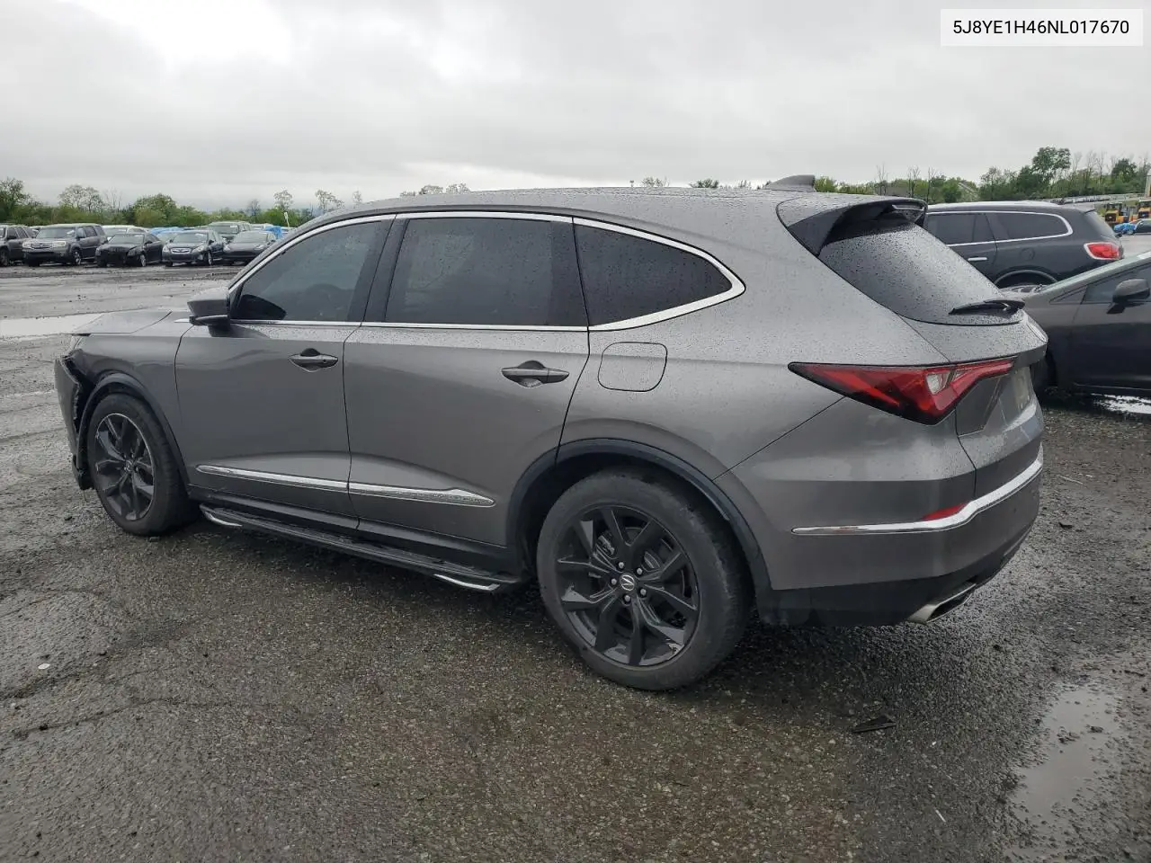 2022 Acura Mdx Technology VIN: 5J8YE1H46NL017670 Lot: 56366065