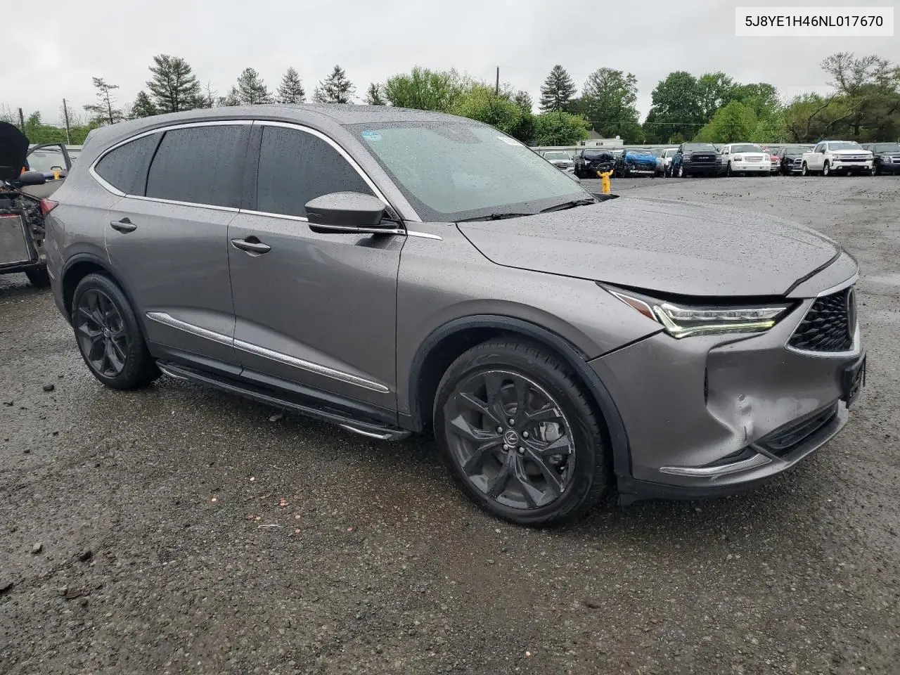 2022 Acura Mdx Technology VIN: 5J8YE1H46NL017670 Lot: 56366065