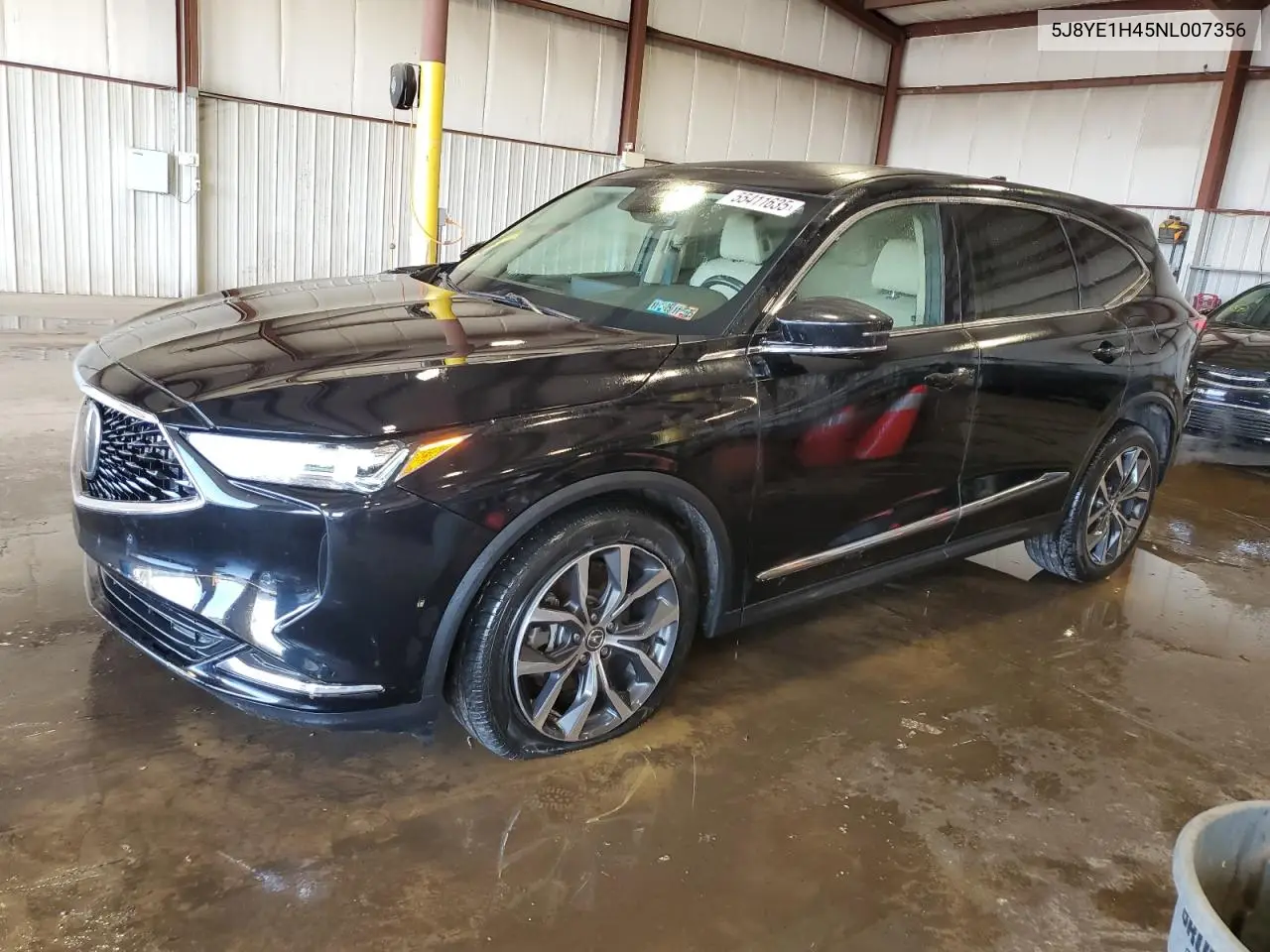 2022 Acura Mdx Technology VIN: 5J8YE1H45NL007356 Lot: 56973295