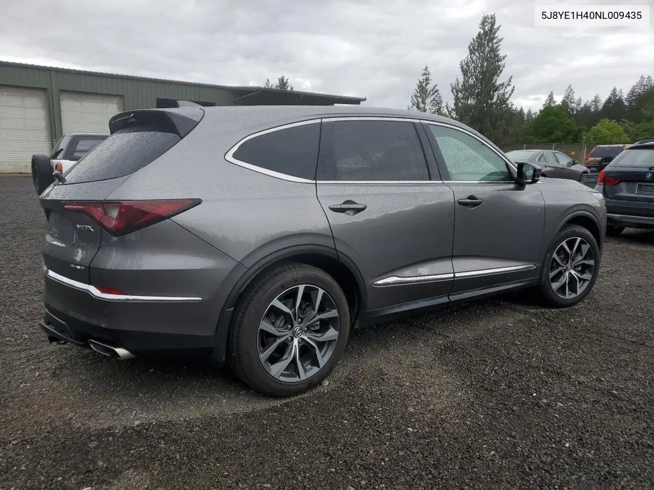 2022 Acura Mdx Technology VIN: 5J8YE1H40NL009435 Lot: 57137935