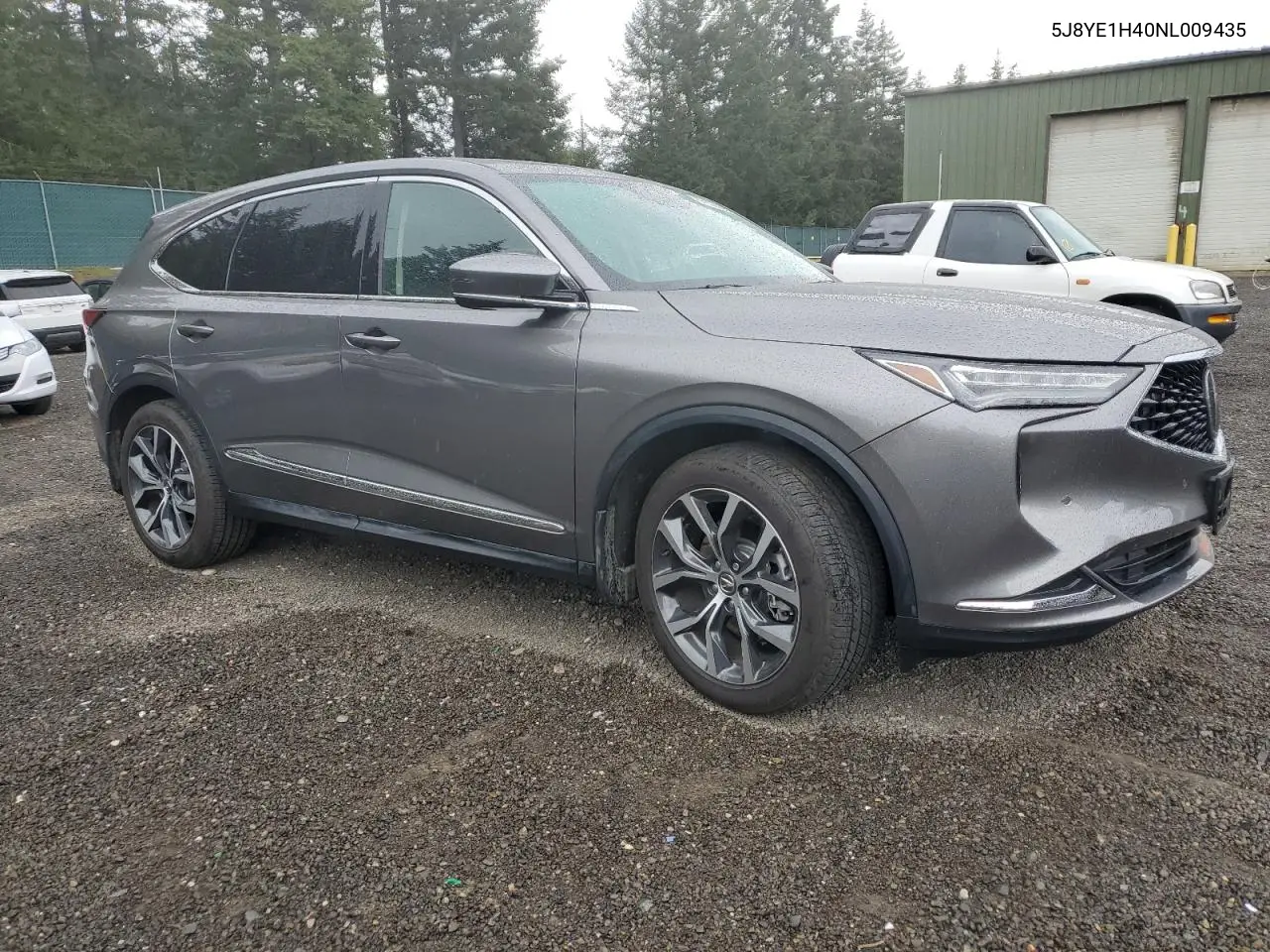2022 Acura Mdx Technology VIN: 5J8YE1H40NL009435 Lot: 57137935