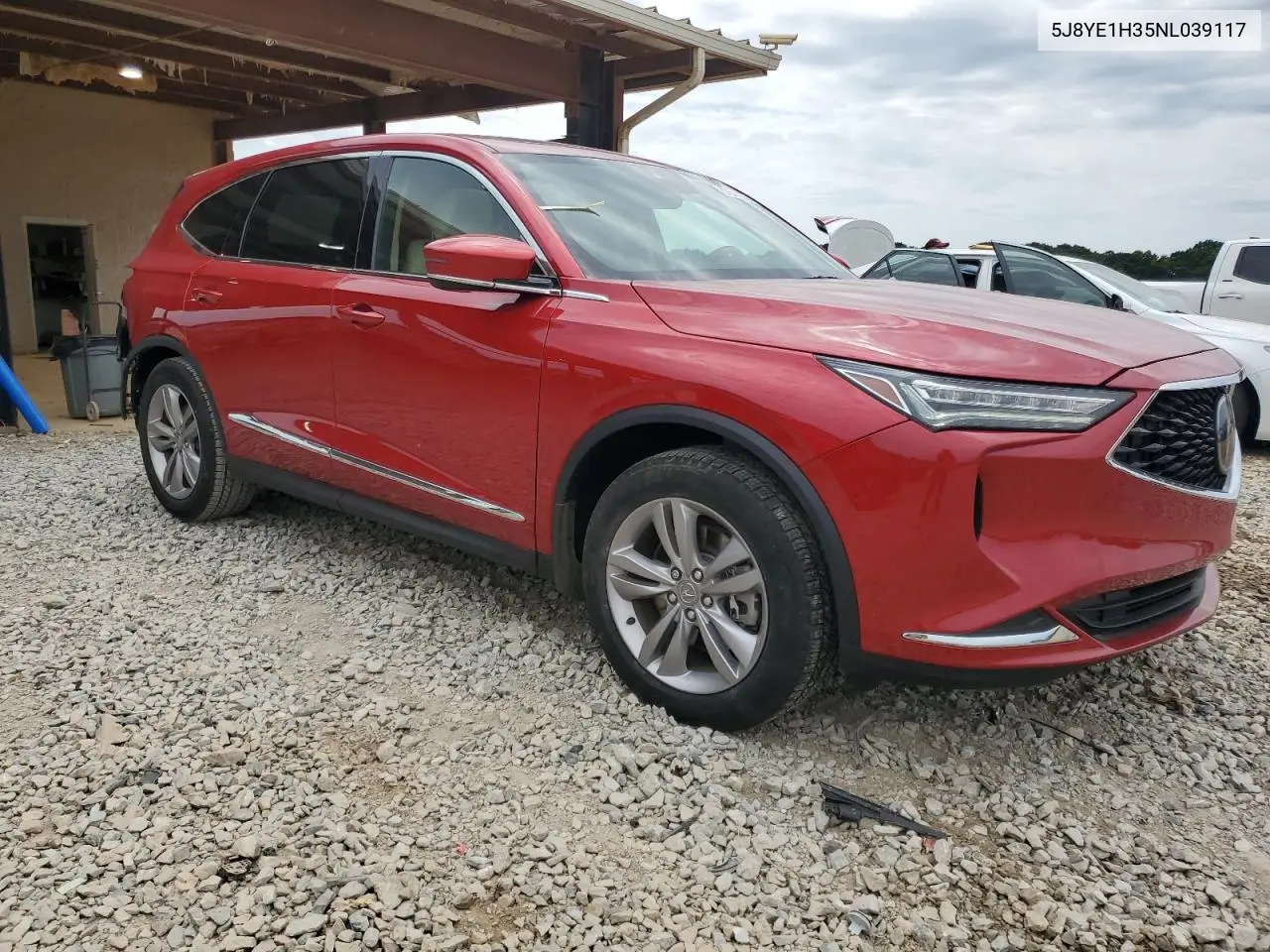 2022 Acura Mdx VIN: 5J8YE1H35NL039117 Lot: 57648865
