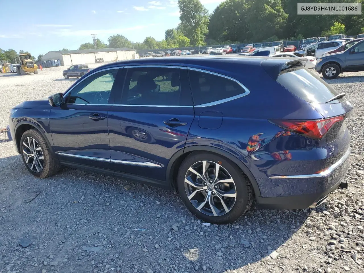 2022 Acura Mdx Technology VIN: 5J8YD9H41NL001586 Lot: 57946575