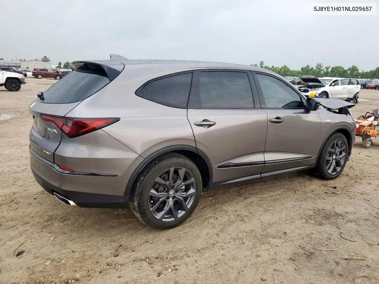 2022 Acura Mdx A-Spec VIN: 5J8YE1H01NL029657 Lot: 58671615