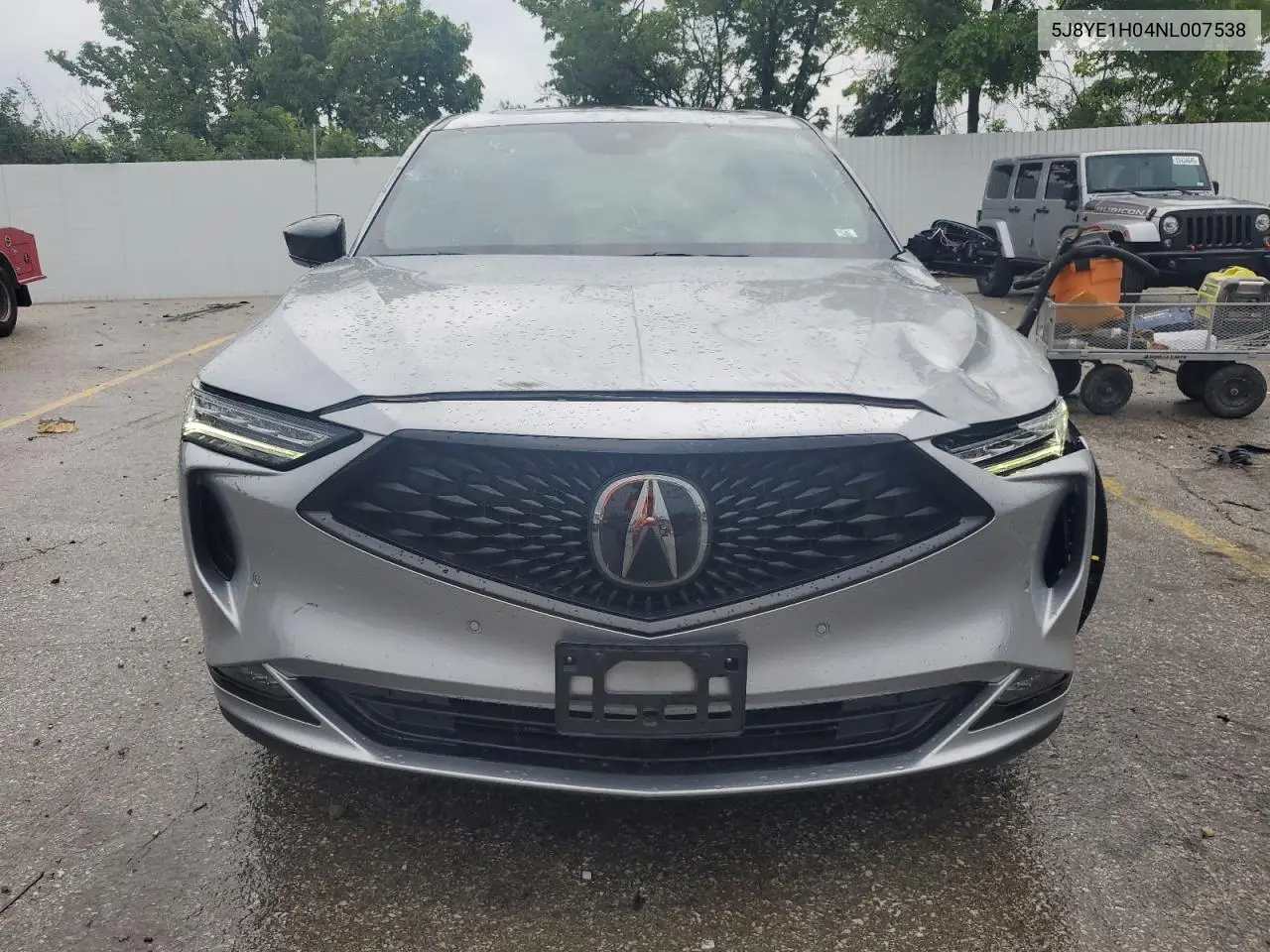 2022 Acura Mdx A-Spec VIN: 5J8YE1H04NL007538 Lot: 59346255