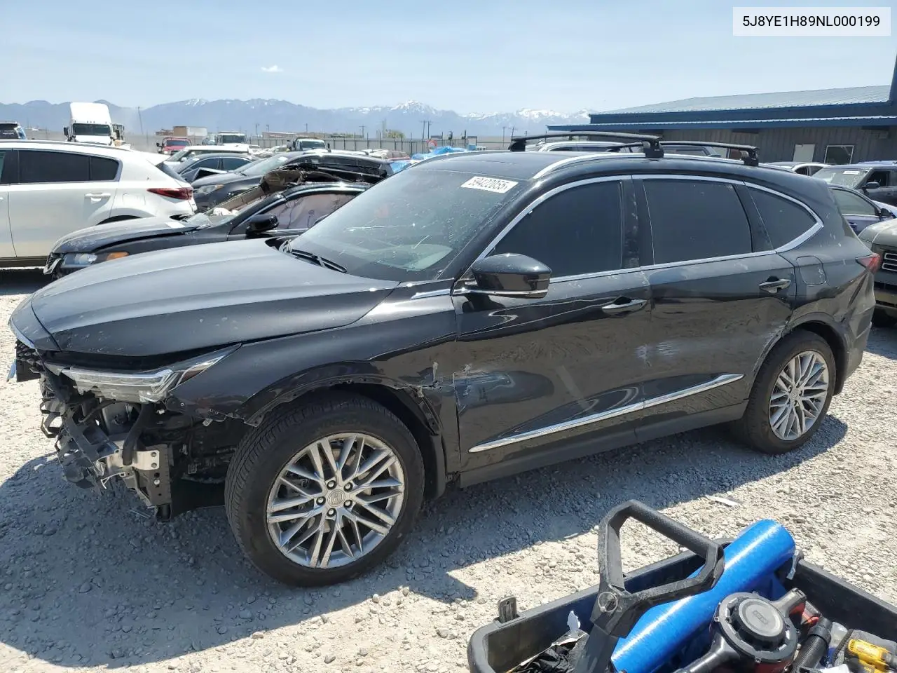 2022 Acura Mdx Advance VIN: 5J8YE1H89NL000199 Lot: 59422055