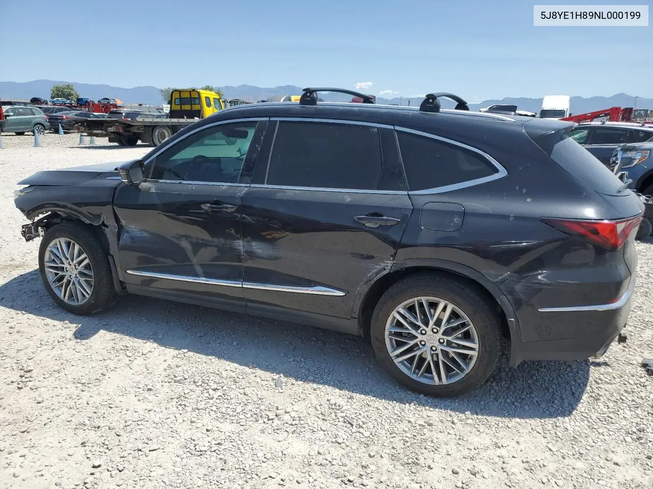 2022 Acura Mdx Advance VIN: 5J8YE1H89NL000199 Lot: 59422055
