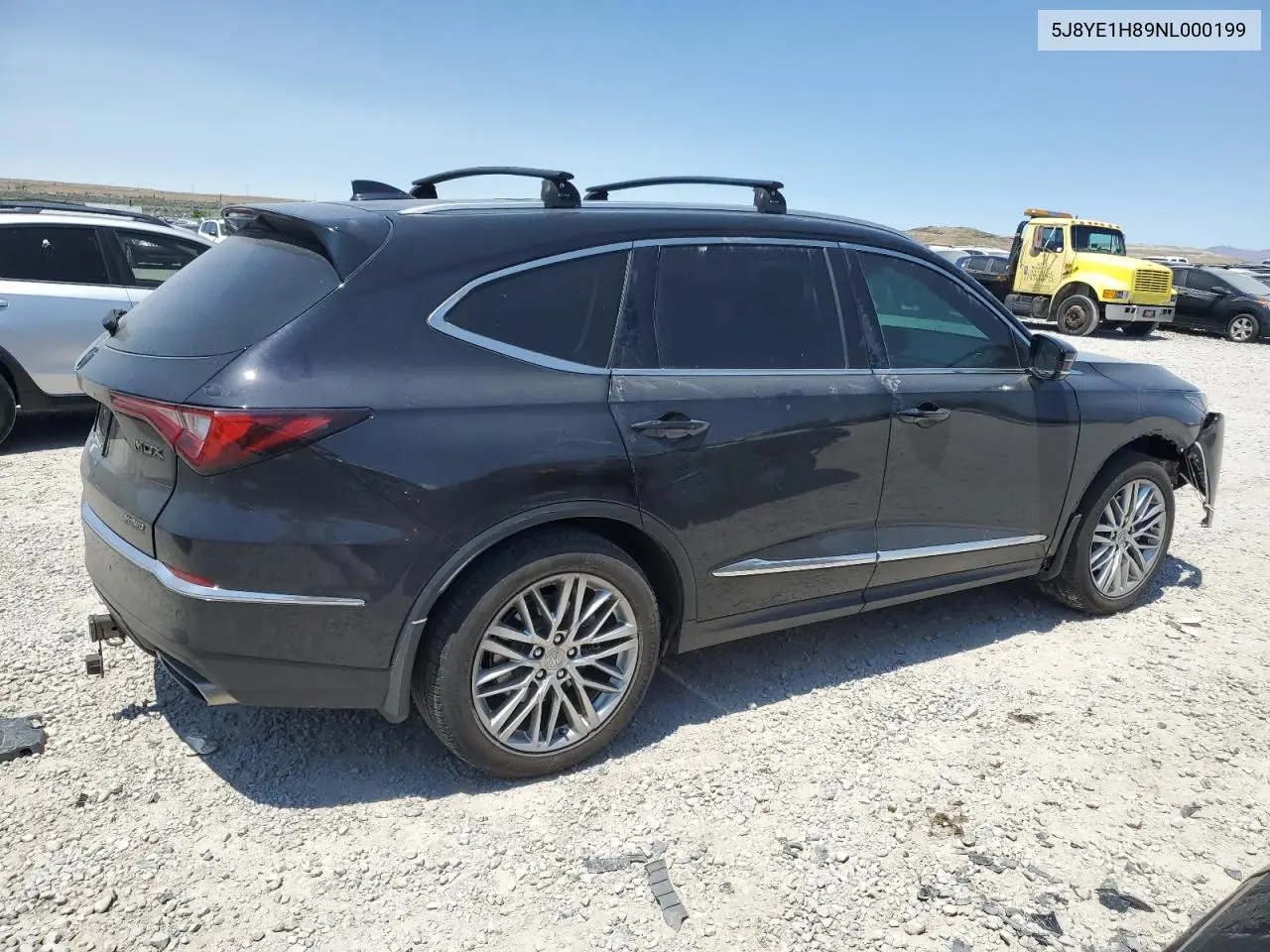 2022 Acura Mdx Advance VIN: 5J8YE1H89NL000199 Lot: 59422055