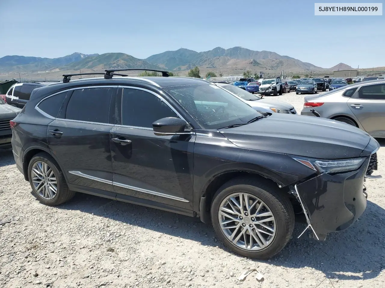 2022 Acura Mdx Advance VIN: 5J8YE1H89NL000199 Lot: 59422055