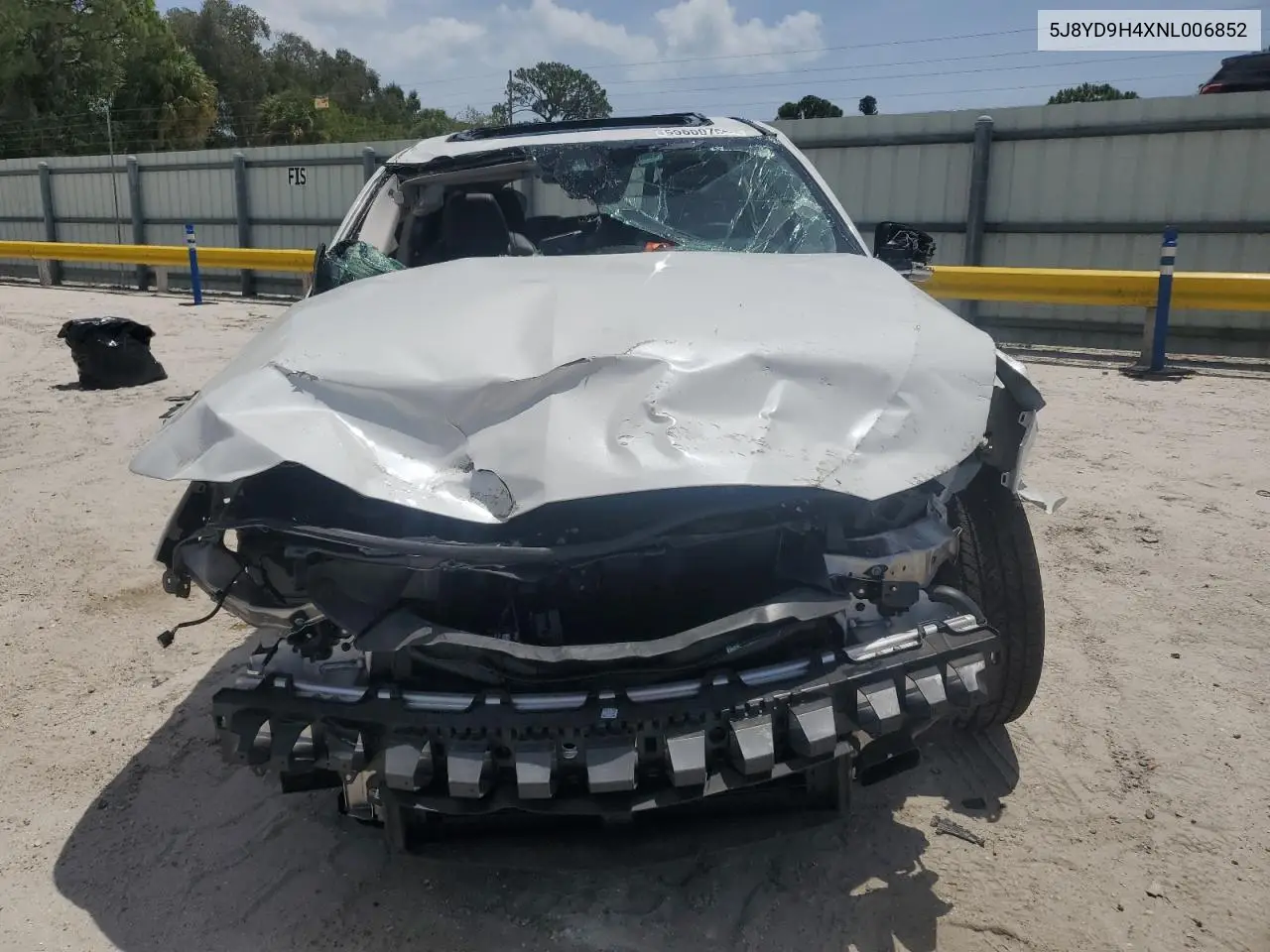 2022 Acura Mdx Technology VIN: 5J8YD9H4XNL006852 Lot: 59800755