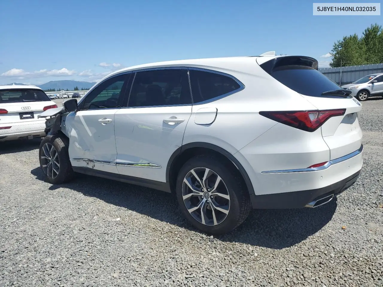 2022 Acura Mdx Technology VIN: 5J8YE1H40NL032035 Lot: 59812995