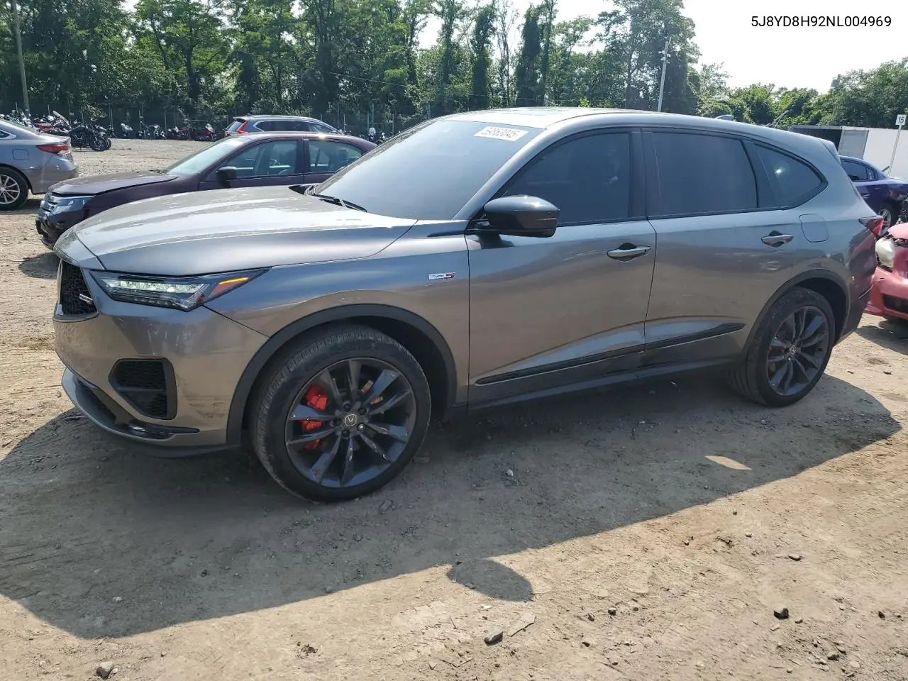 2022 Acura Mdx Type S VIN: 5J8YD8H92NL004969 Lot: 59863045