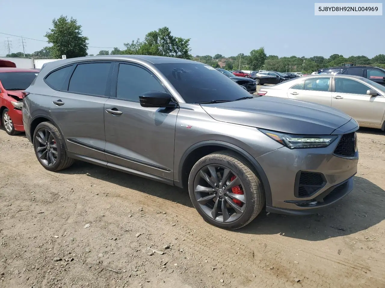 2022 Acura Mdx Type S VIN: 5J8YD8H92NL004969 Lot: 59863045