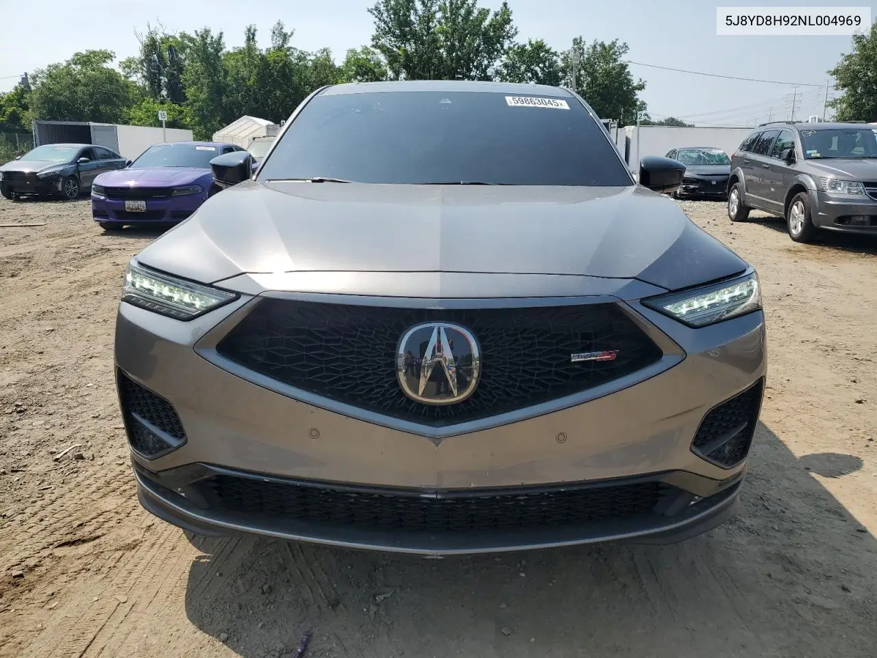 2022 Acura Mdx Type S VIN: 5J8YD8H92NL004969 Lot: 59863045