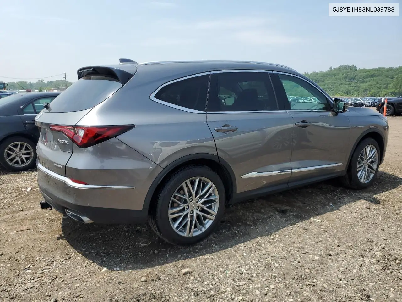 2022 Acura Mdx Advance VIN: 5J8YE1H83NL039788 Lot: 60023765
