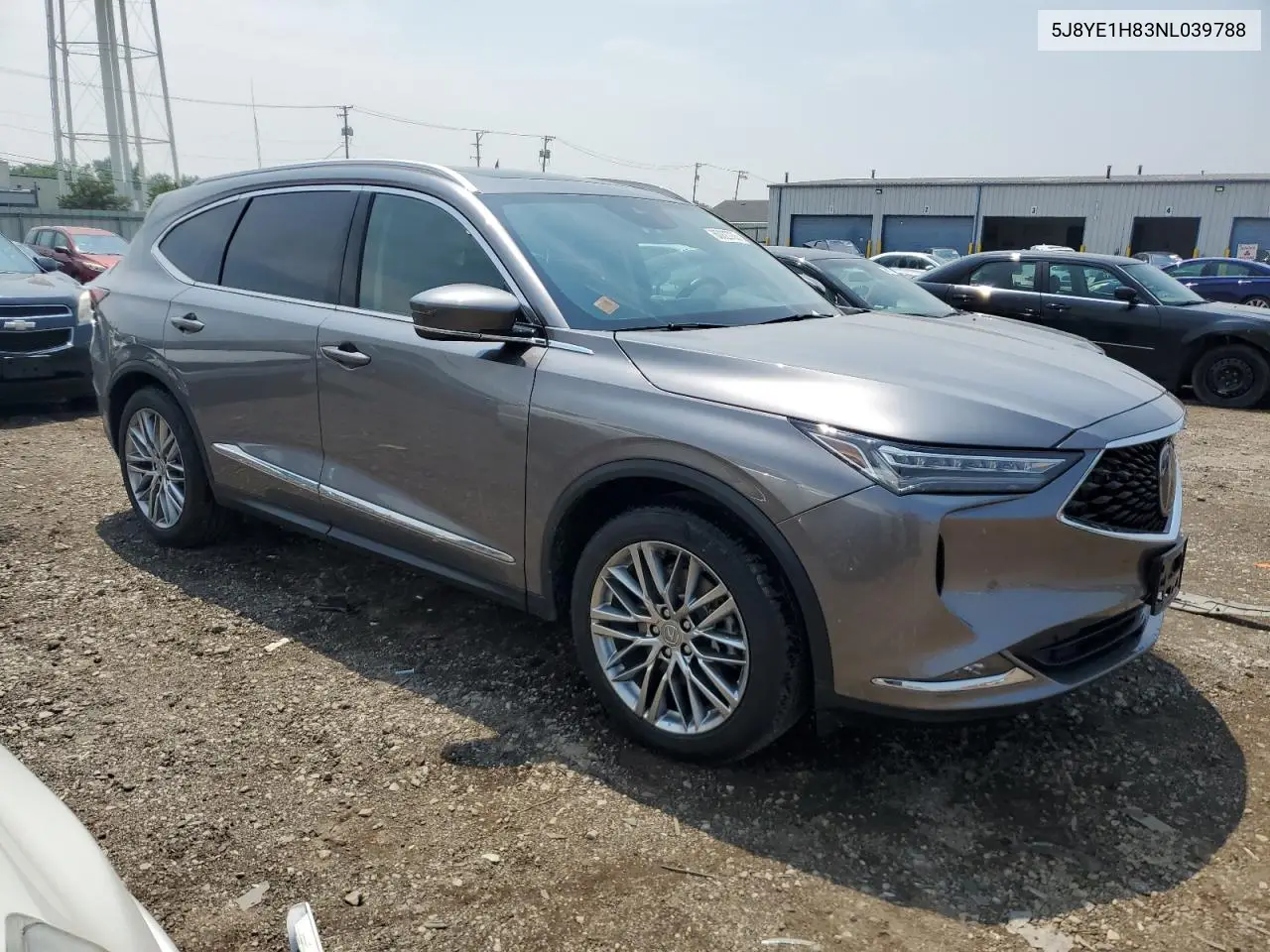 2022 Acura Mdx Advance VIN: 5J8YE1H83NL039788 Lot: 60023765
