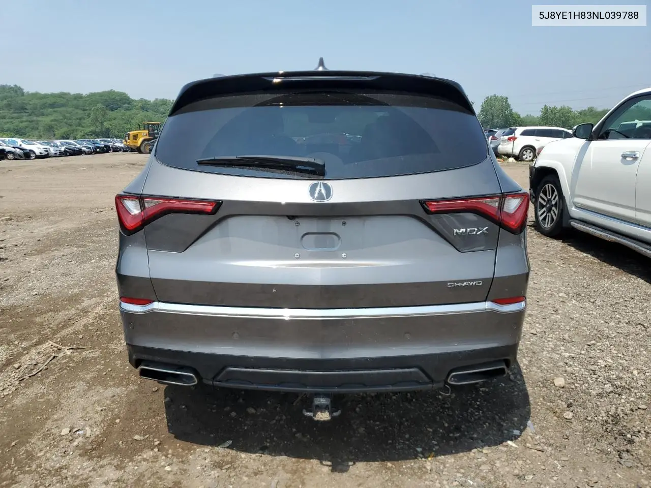 2022 Acura Mdx Advance VIN: 5J8YE1H83NL039788 Lot: 60023765