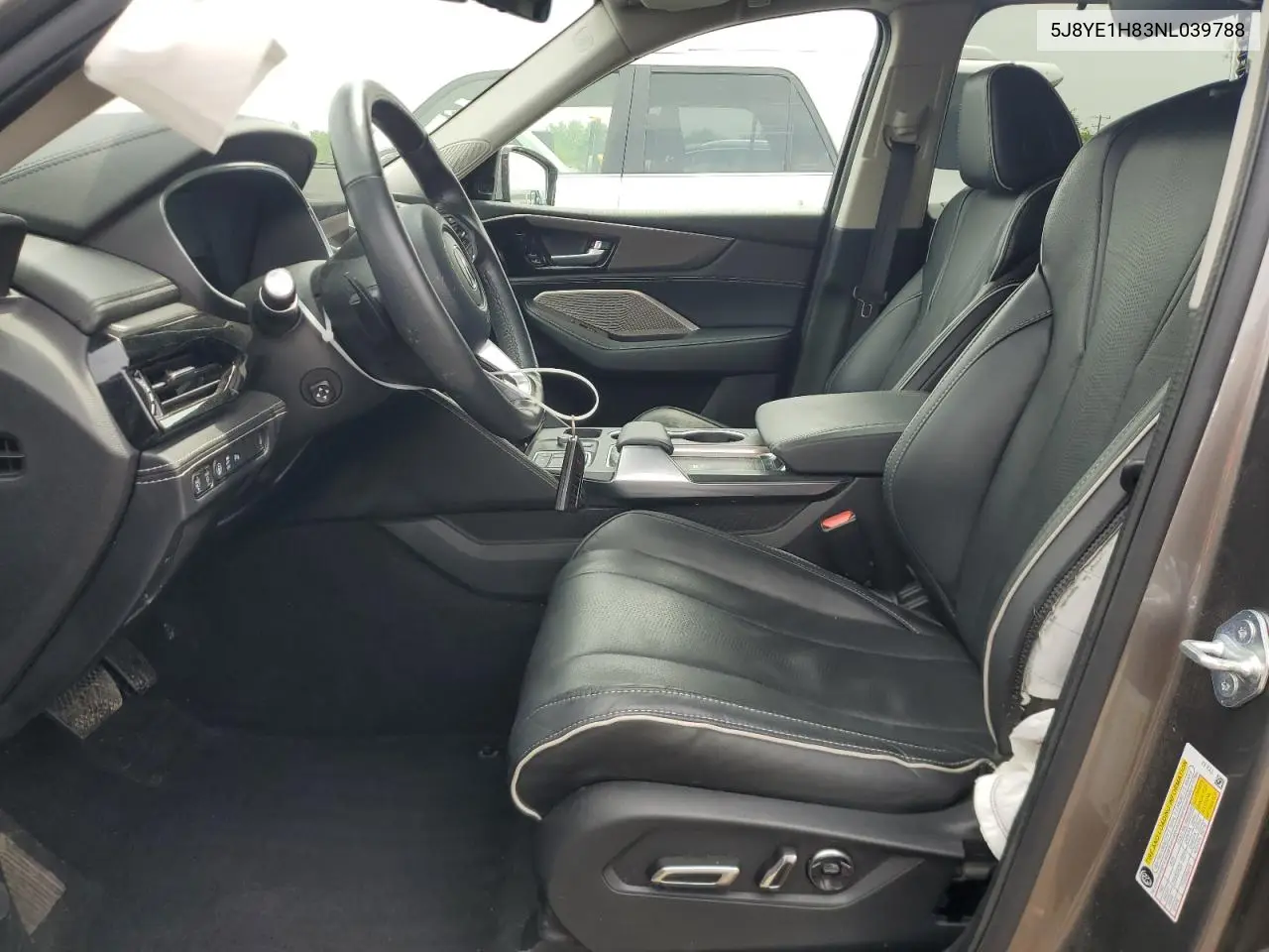 2022 Acura Mdx Advance VIN: 5J8YE1H83NL039788 Lot: 60023765