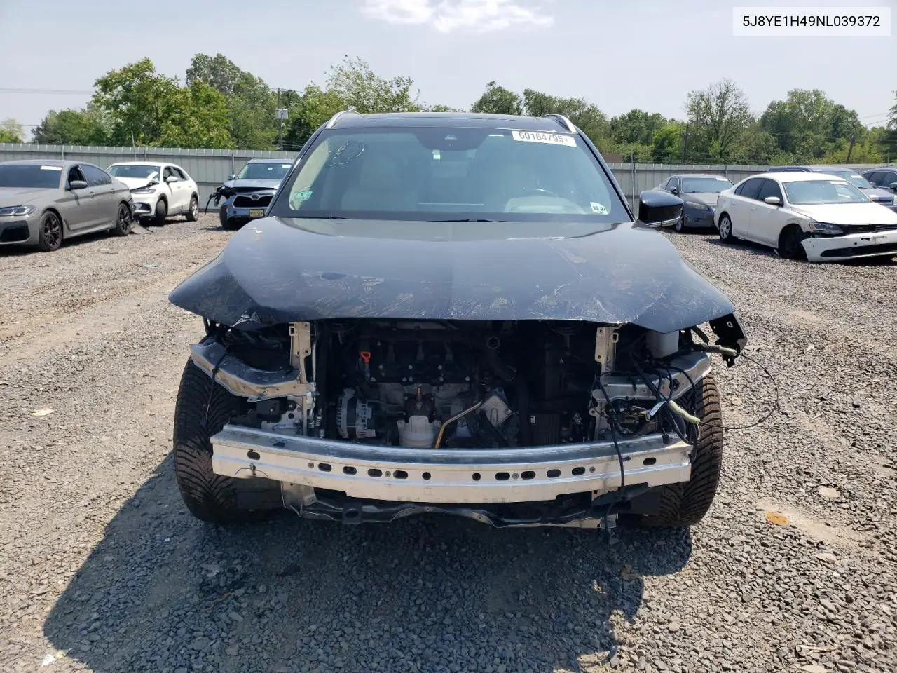 2022 Acura Mdx Technology VIN: 5J8YE1H49NL039372 Lot: 60164795