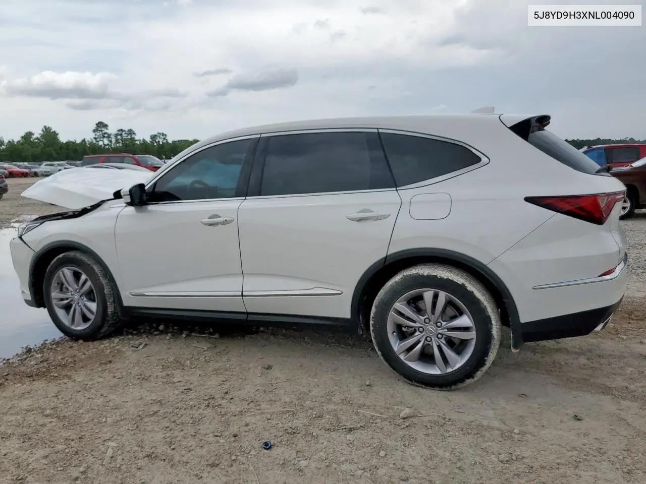 2022 Acura Mdx VIN: 5J8YD9H3XNL004090 Lot: 60478025