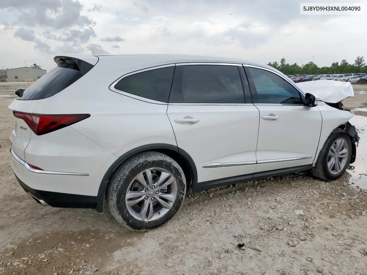 2022 Acura Mdx VIN: 5J8YD9H3XNL004090 Lot: 60478025