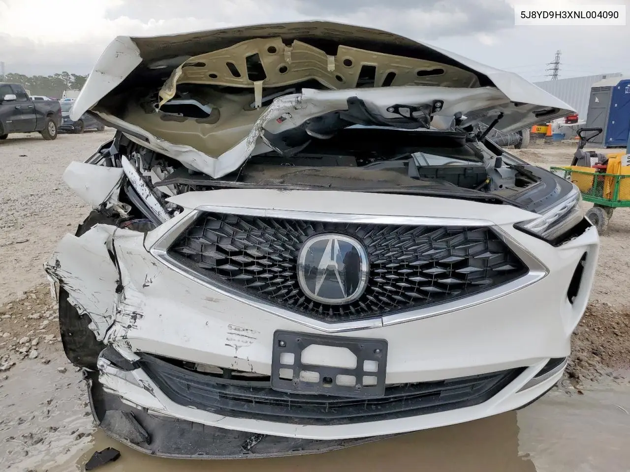 2022 Acura Mdx VIN: 5J8YD9H3XNL004090 Lot: 60478025