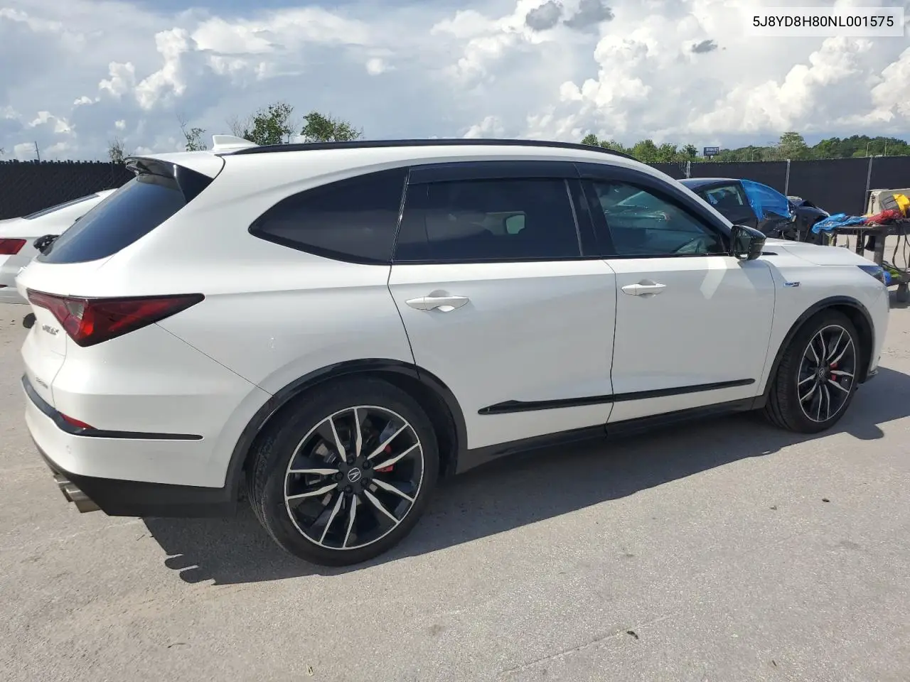 2022 Acura Mdx Type S Advance VIN: 5J8YD8H80NL001575 Lot: 60726105