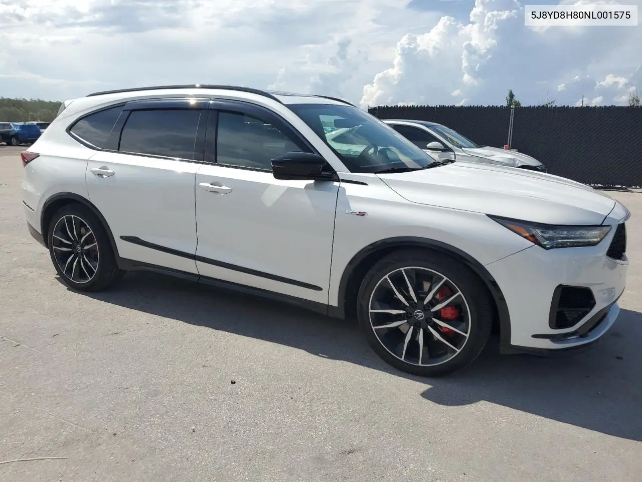 2022 Acura Mdx Type S Advance VIN: 5J8YD8H80NL001575 Lot: 60726105