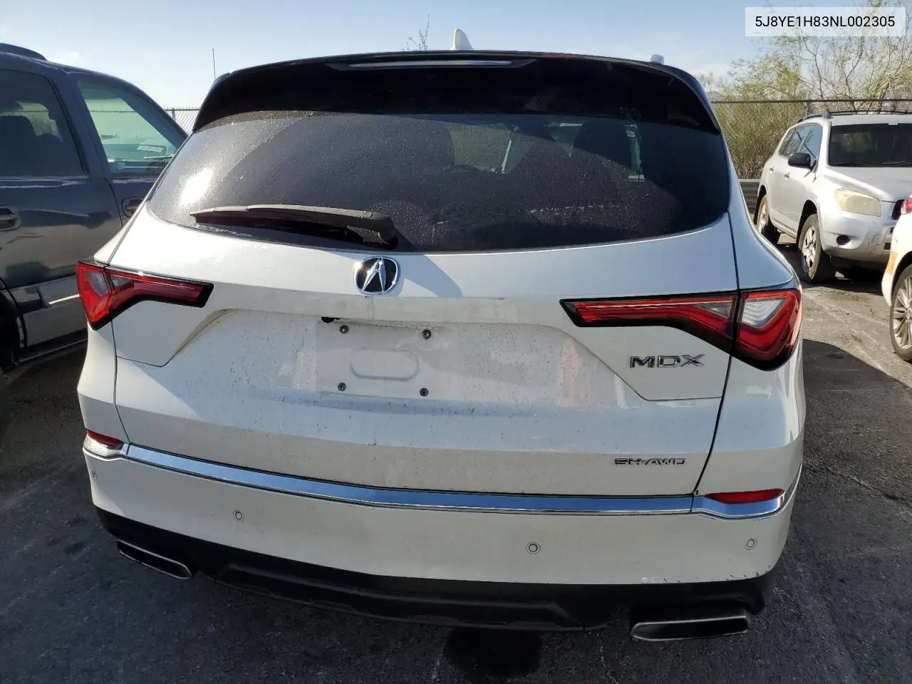 2022 Acura Mdx Advance VIN: 5J8YE1H83NL002305 Lot: 60937025