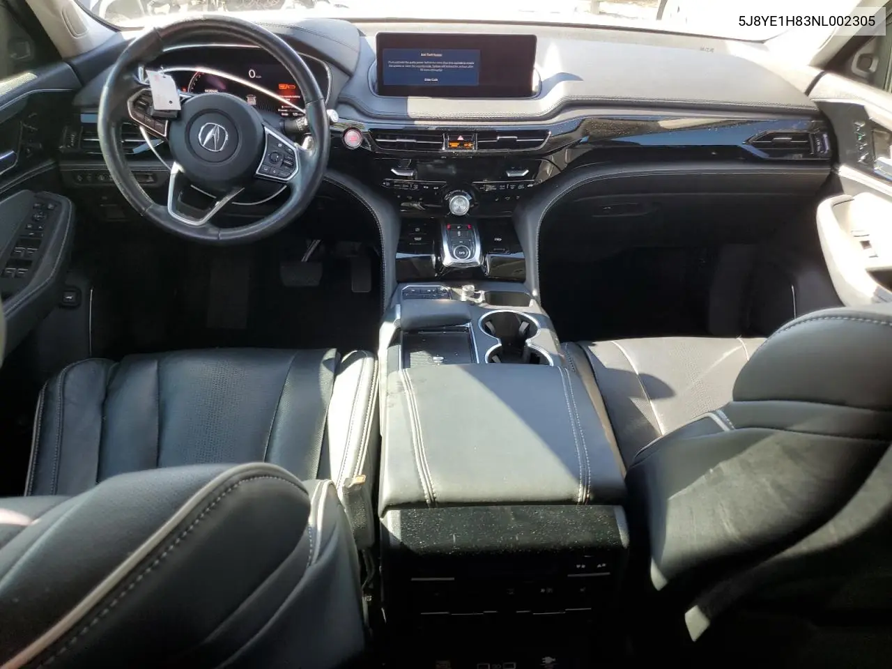 2022 Acura Mdx Advance VIN: 5J8YE1H83NL002305 Lot: 60937025