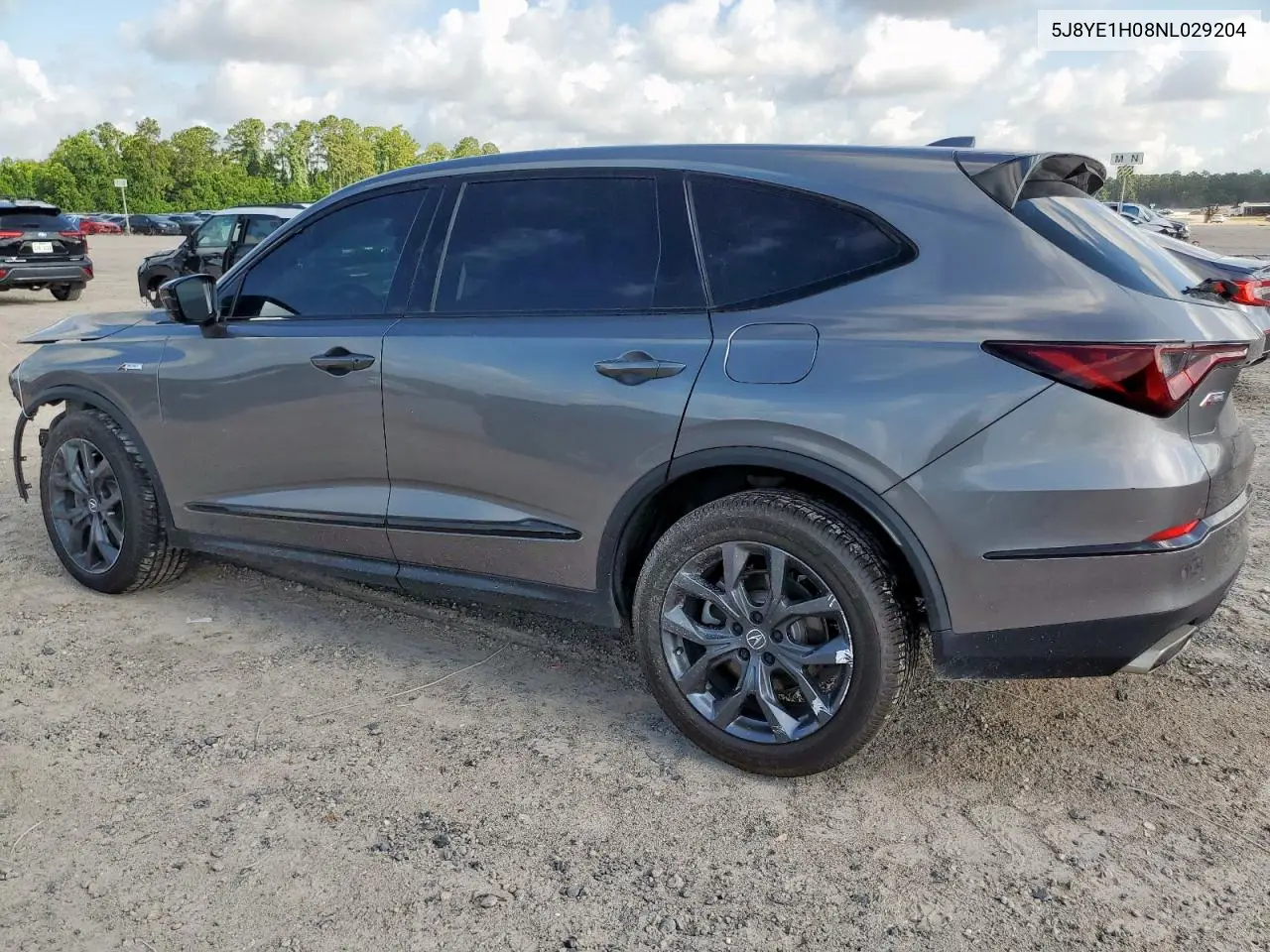 2022 Acura Mdx A-Spec VIN: 5J8YE1H08NL029204 Lot: 61368495
