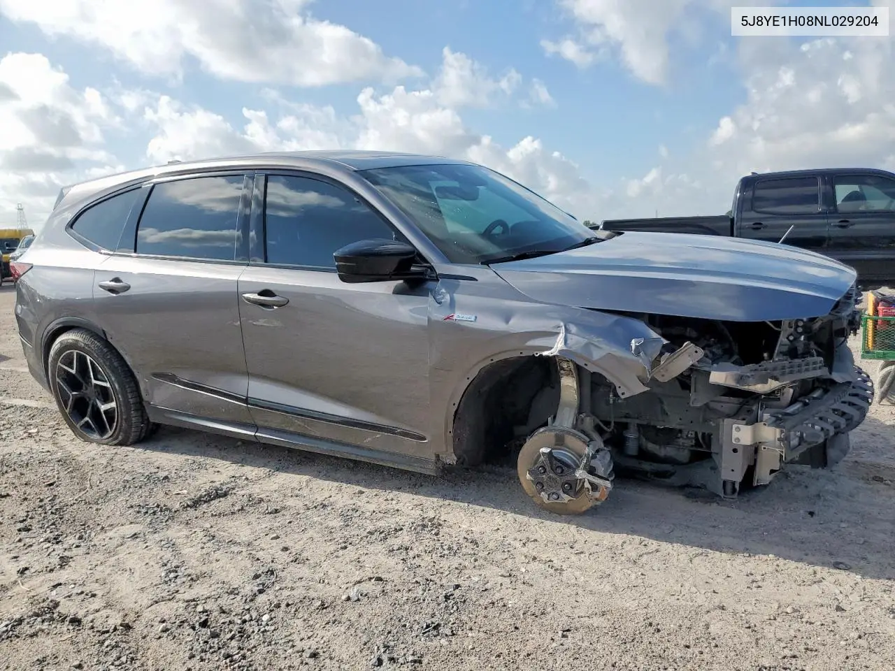 2022 Acura Mdx A-Spec VIN: 5J8YE1H08NL029204 Lot: 61368495