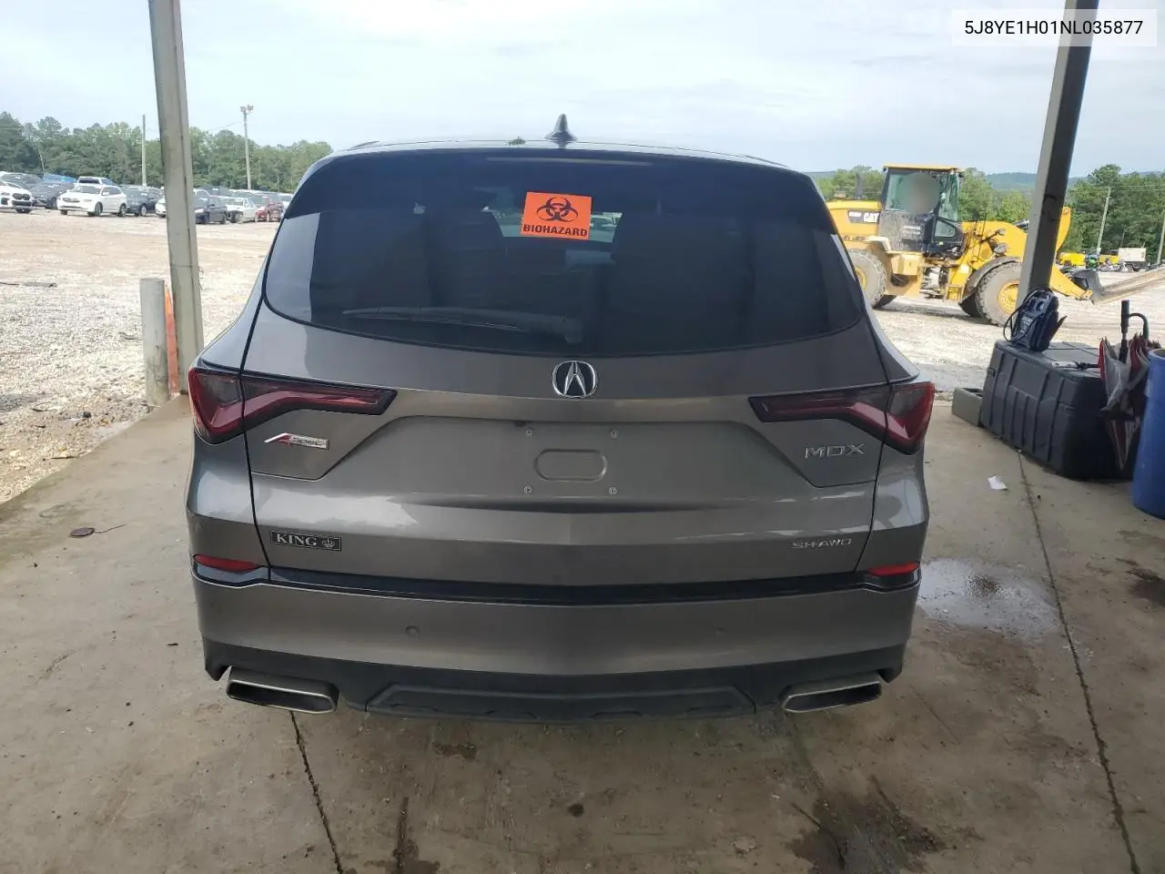 2022 Acura Mdx A-Spec VIN: 5J8YE1H01NL035877 Lot: 61532245