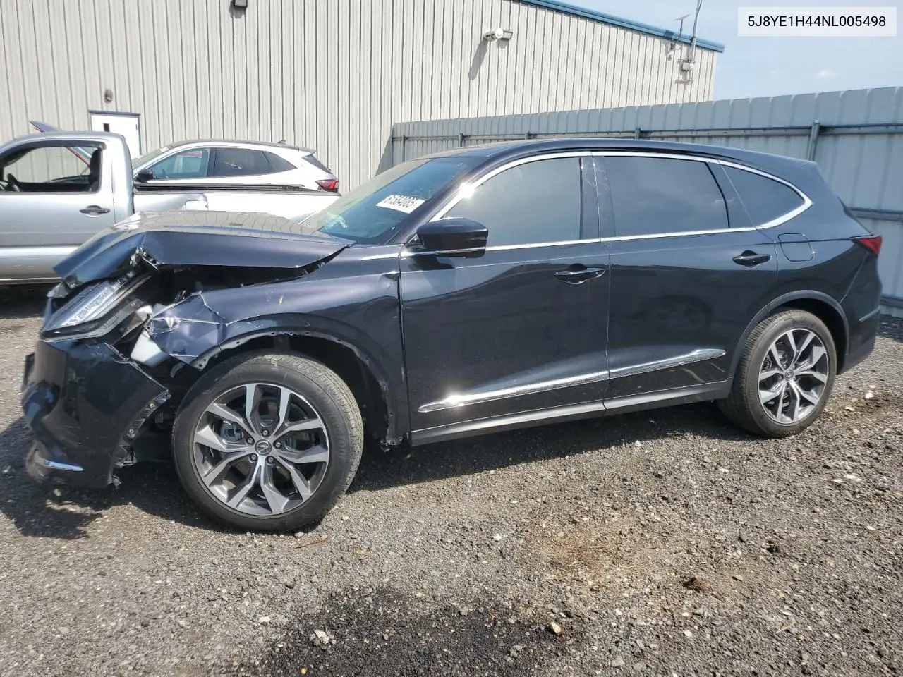2022 Acura Mdx Technology VIN: 5J8YE1H44NL005498 Lot: 61584085