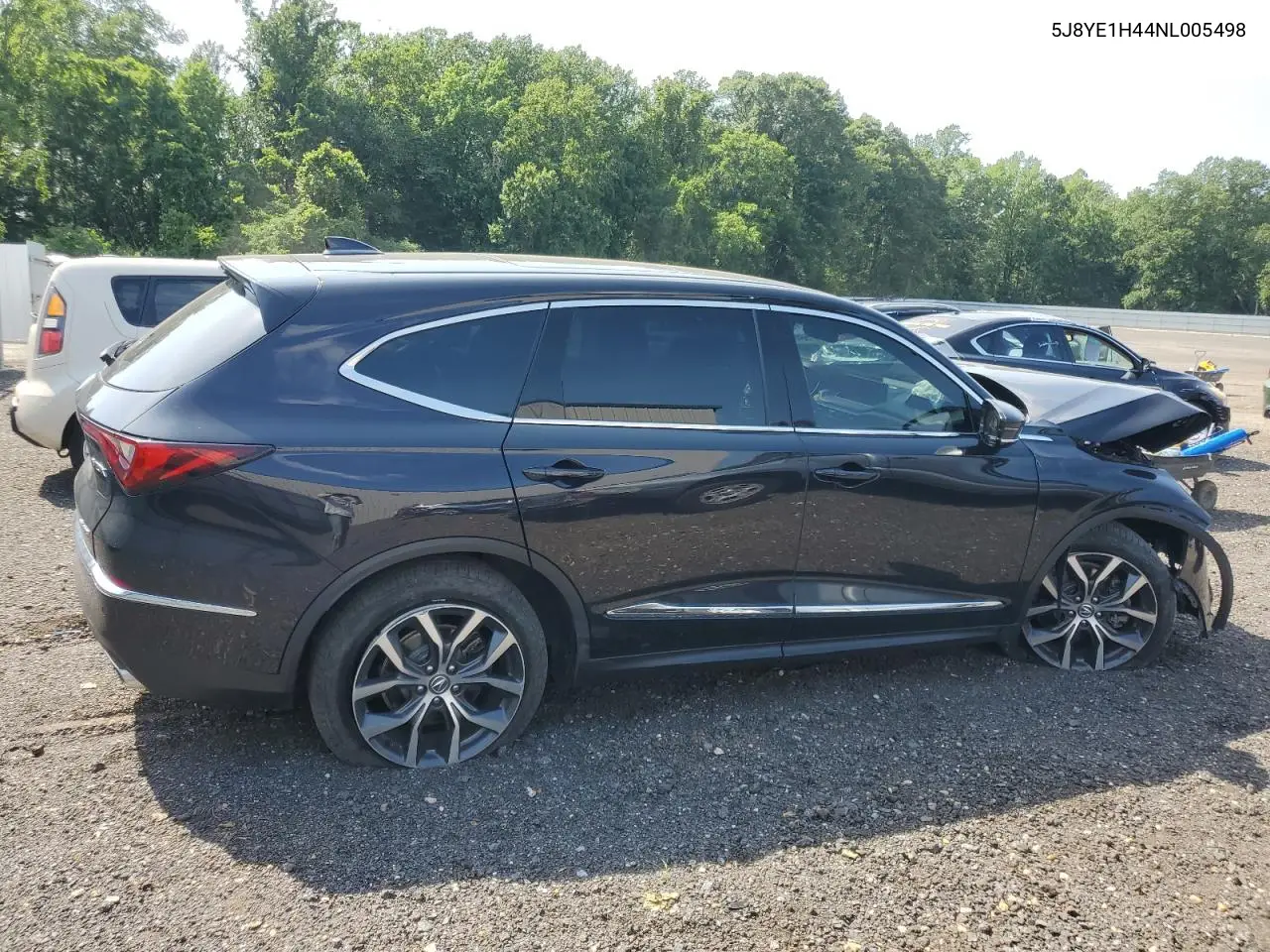 2022 Acura Mdx Technology VIN: 5J8YE1H44NL005498 Lot: 61584085