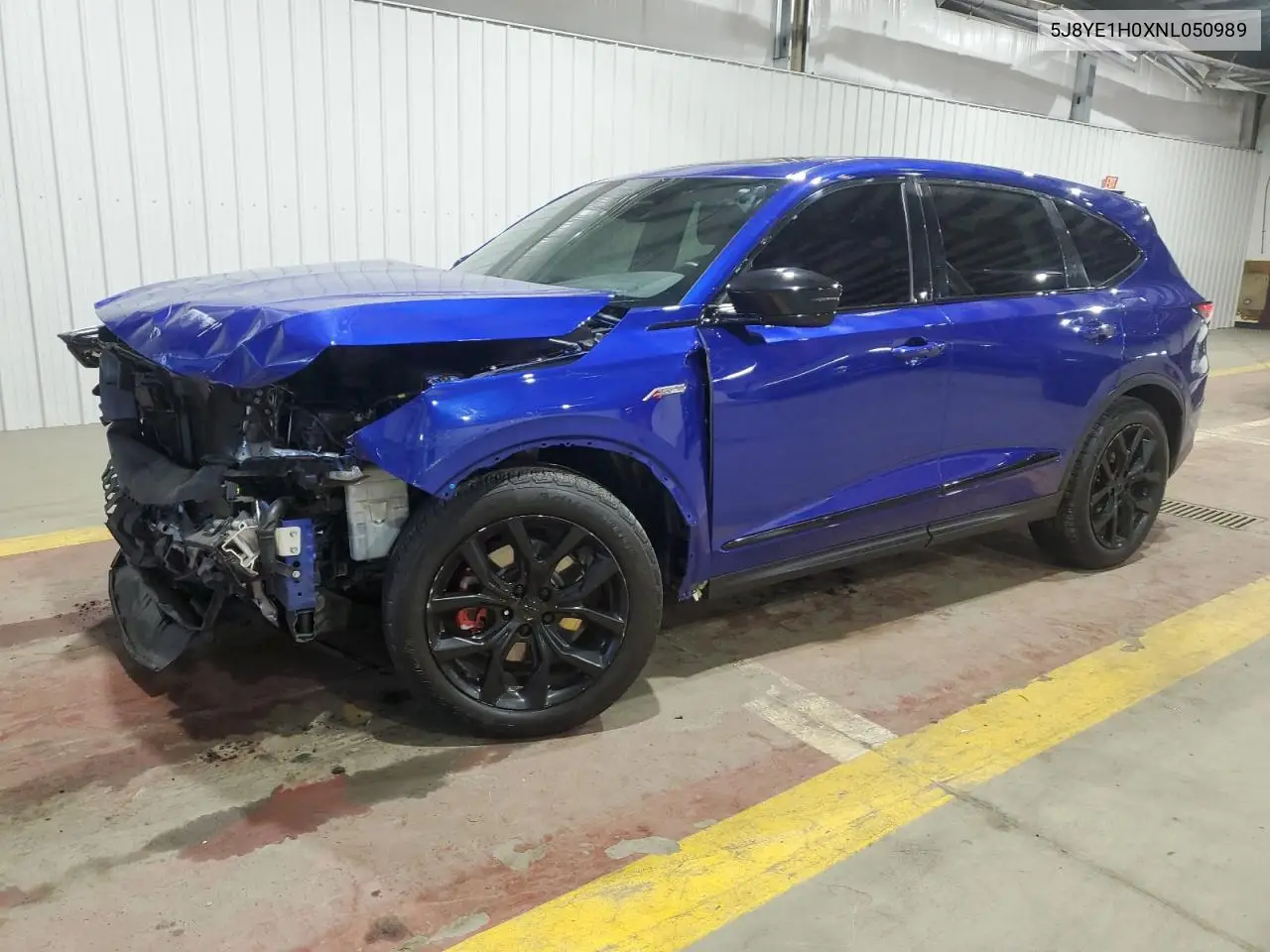 2022 Acura Mdx A-Spec VIN: 5J8YE1H0XNL050989 Lot: 61613775