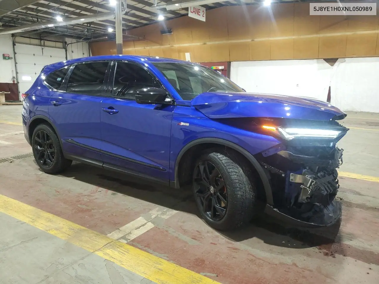 2022 Acura Mdx A-Spec VIN: 5J8YE1H0XNL050989 Lot: 61613775