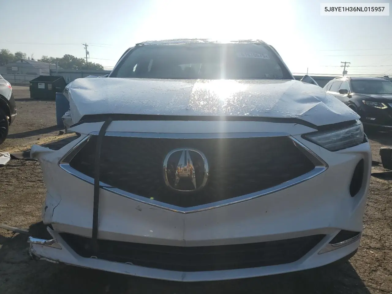 2022 Acura Mdx VIN: 5J8YE1H36NL015957 Lot: 61670675
