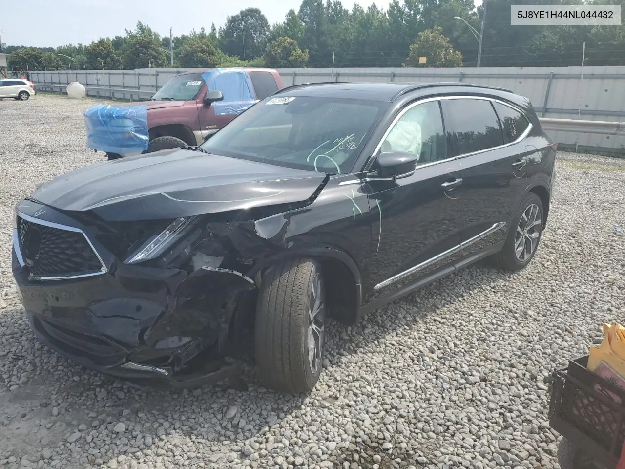 2022 Acura Mdx Technology VIN: 5J8YE1H44NL044432 Lot: 61720985