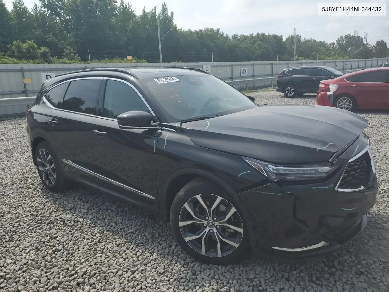 2022 Acura Mdx Technology VIN: 5J8YE1H44NL044432 Lot: 61720985
