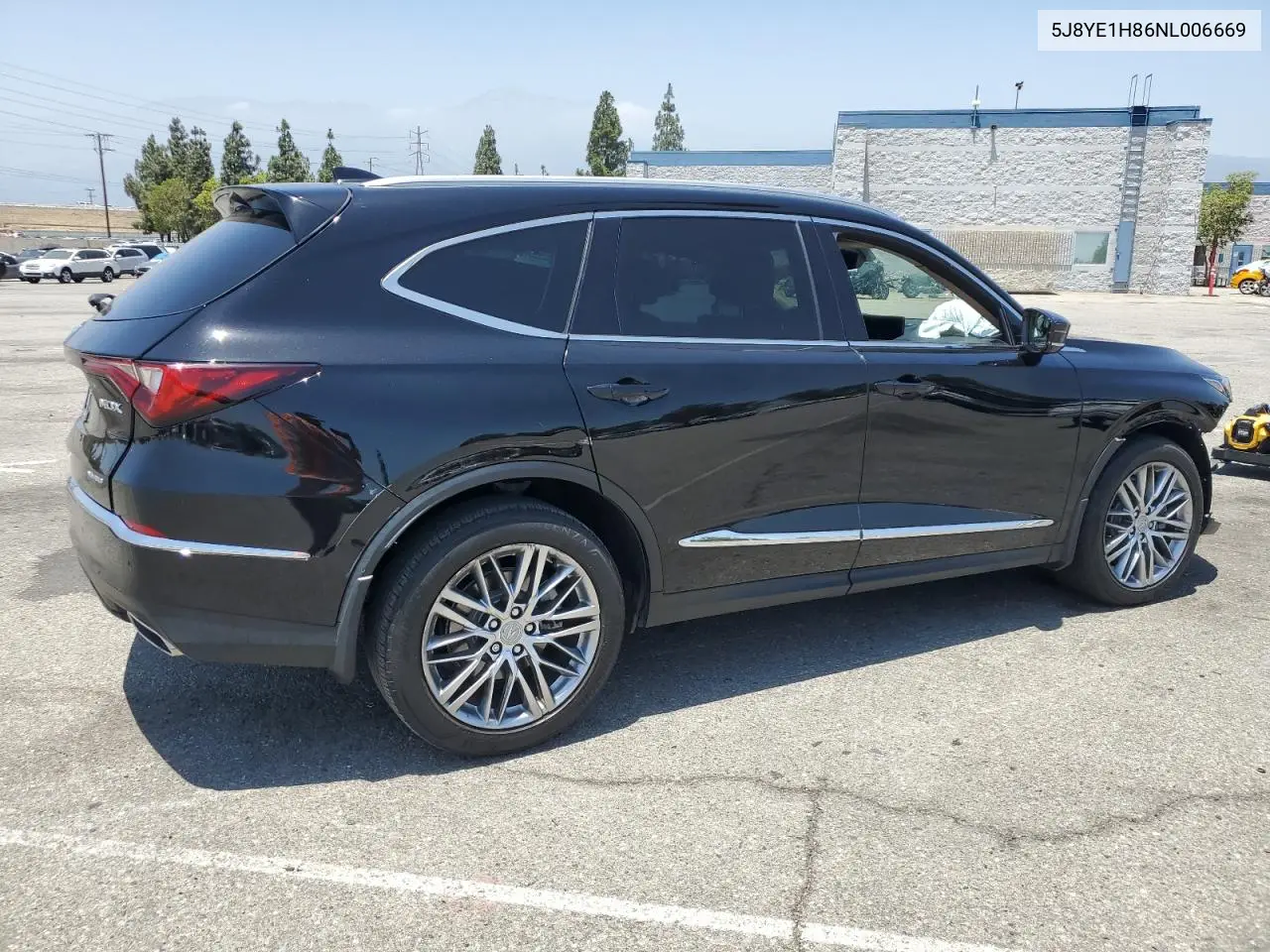 2022 Acura Mdx Advance VIN: 5J8YE1H86NL006669 Lot: 62025965
