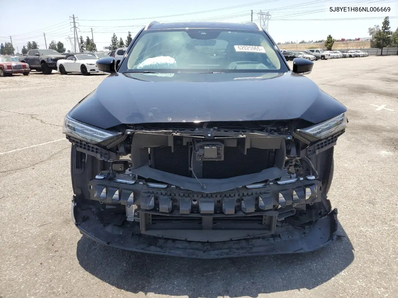 2022 Acura Mdx Advance VIN: 5J8YE1H86NL006669 Lot: 62025965