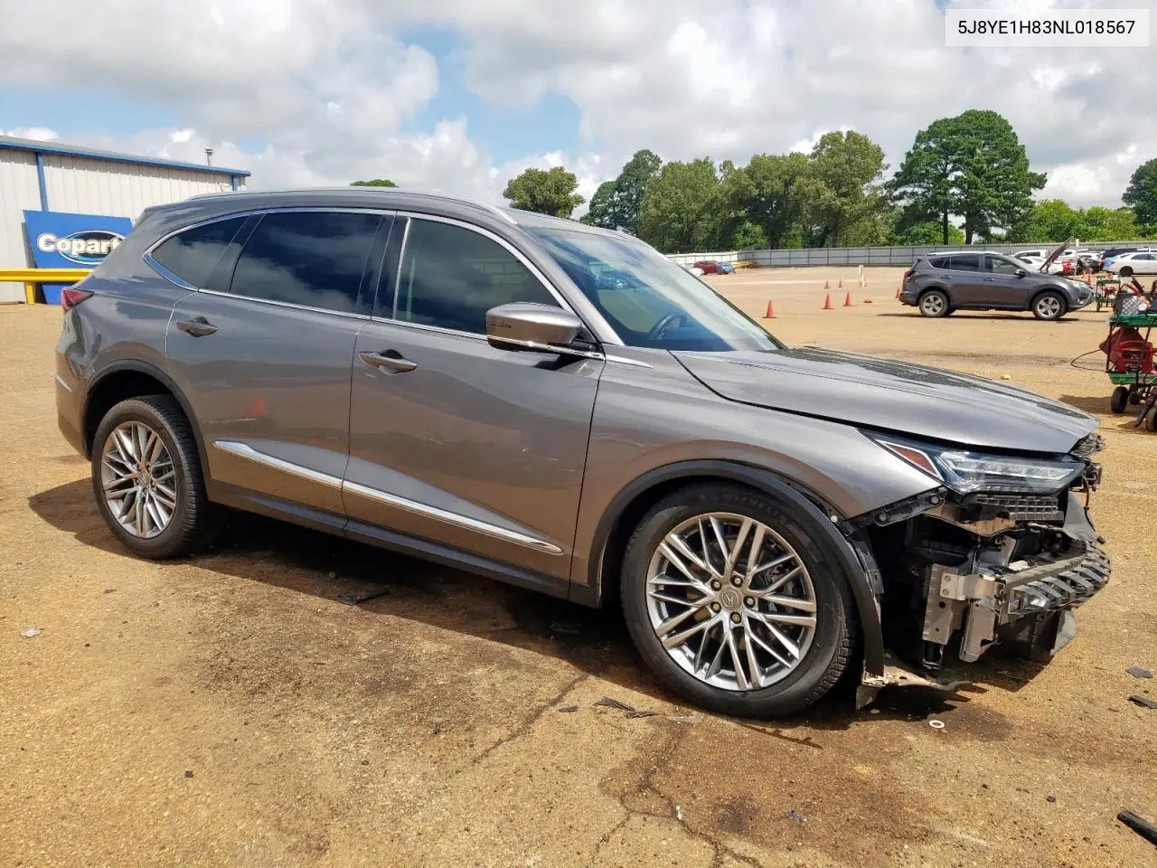 2022 Acura Mdx Advance VIN: 5J8YE1H83NL018567 Lot: 62167975