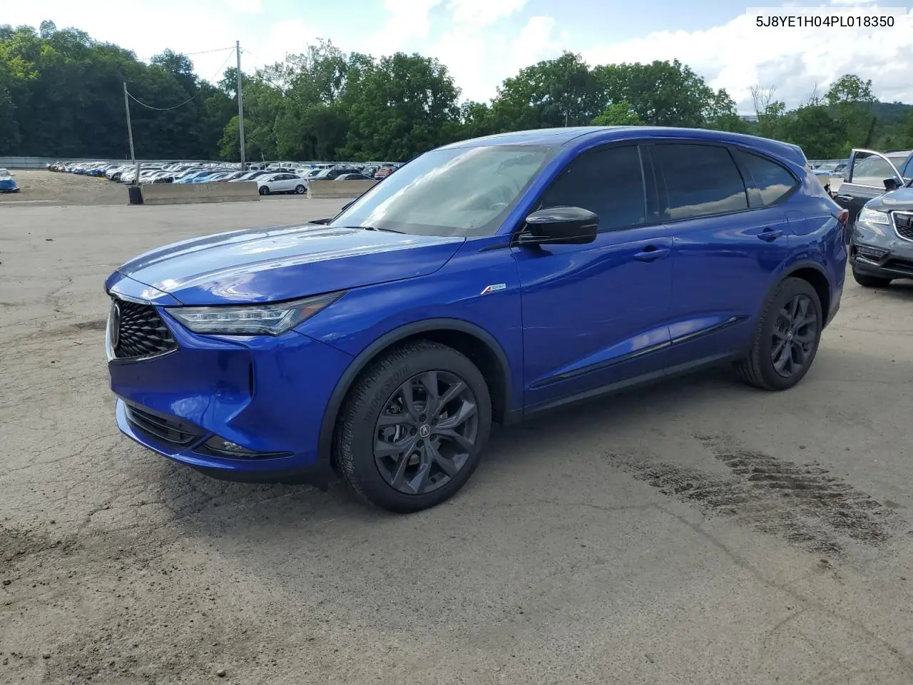 2022 Acura Mdx A-Spec VIN: 5J8YE1H04PL018350 Lot: 62454315