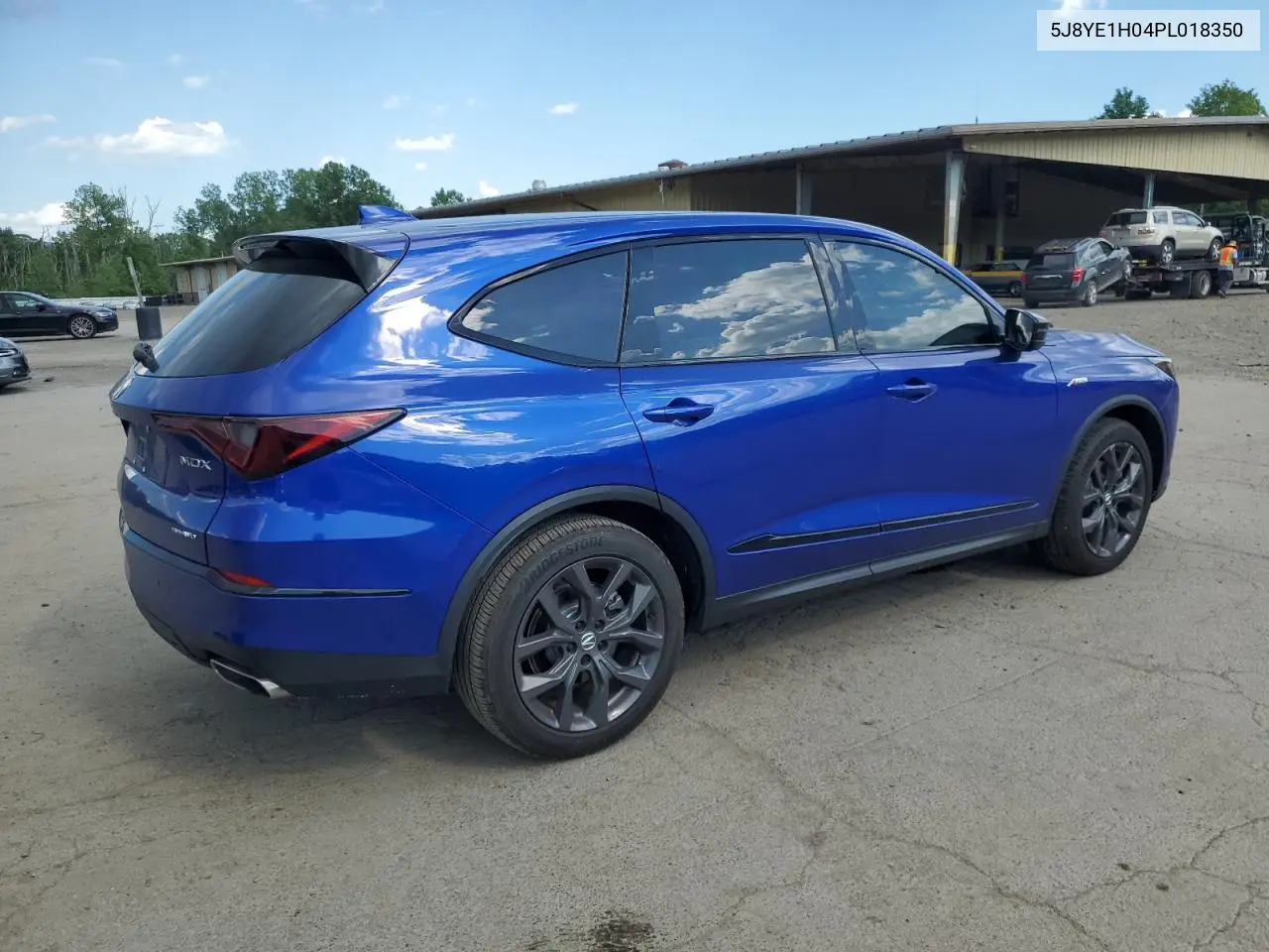 2022 Acura Mdx A-Spec VIN: 5J8YE1H04PL018350 Lot: 62454315