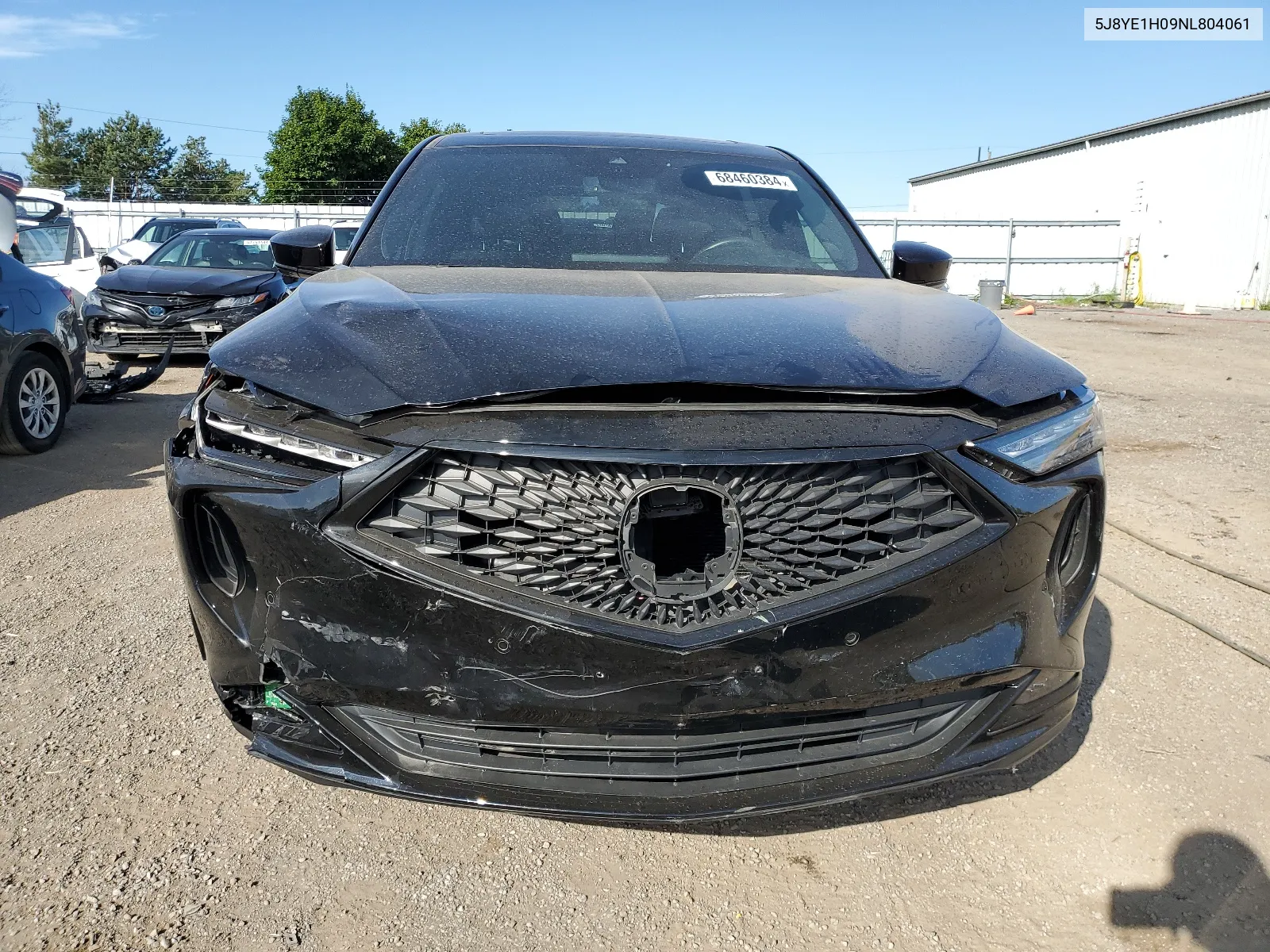 2022 Acura Mdx A-Spec VIN: 5J8YE1H09NL804061 Lot: 68460384