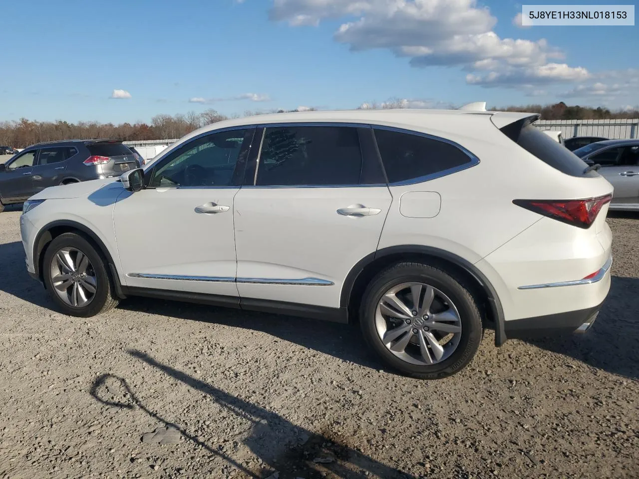 2022 Acura Mdx VIN: 5J8YE1H33NL018153 Lot: 82981454