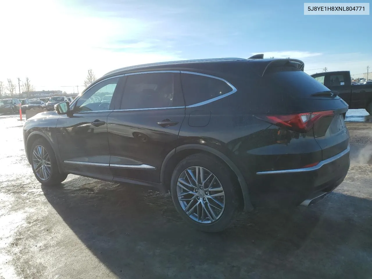 2022 Acura Mdx Advance VIN: 5J8YE1H8XNL804771 Lot: 88961925