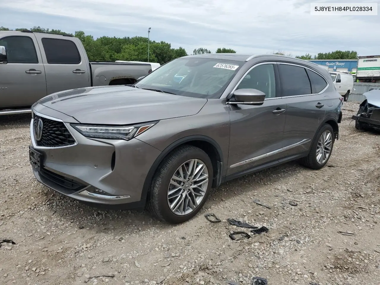 2023 Acura Mdx Advance VIN: 5J8YE1H84PL028334 Lot: 62576265
