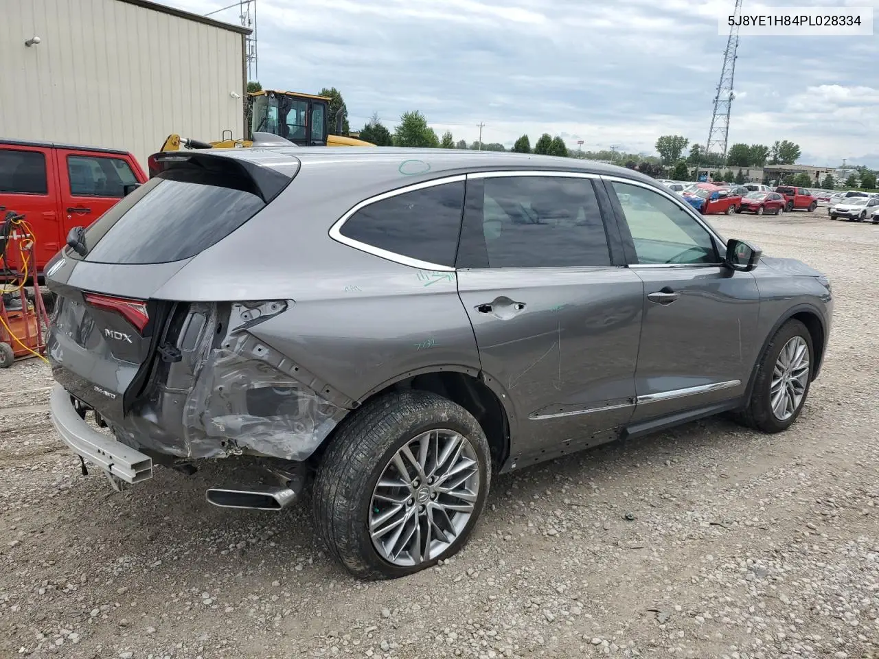 2023 Acura Mdx Advance VIN: 5J8YE1H84PL028334 Lot: 62576265
